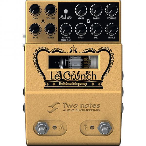 Custom Two Notes Audio Engineering Le Crunch 2-Ch British Tones Tube Preamp Pedal #1 image