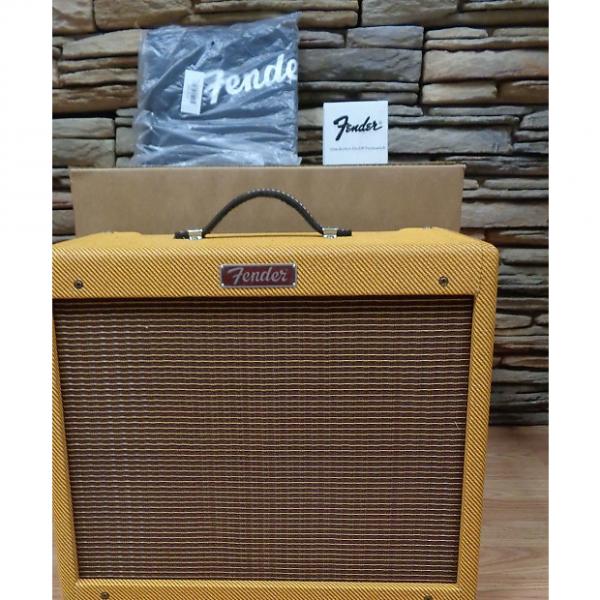 Custom Fender Blues Junior Lacquered Tweed w/ footswitch, slip-cover #1 image