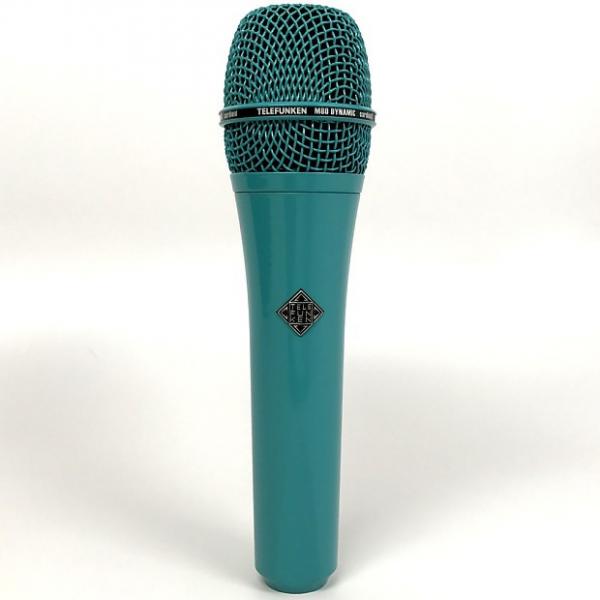 Custom Telefunken M80 Dynamic Microphone Super Cardioid Stage Recording Turquoise #1 image