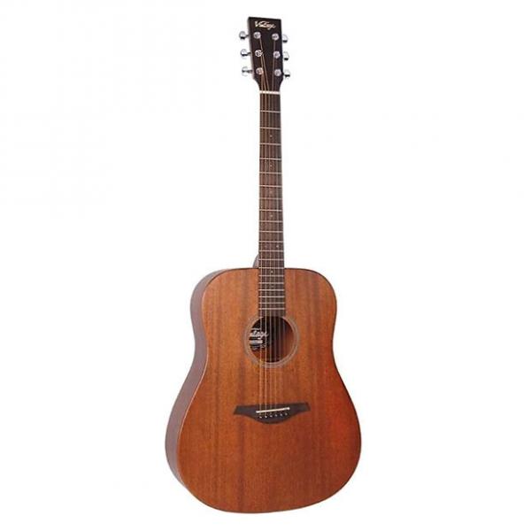 Custom Vintage V400MH Mahogany Dreadnought Acoustic Guitar #1 image