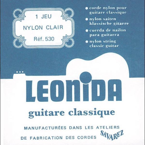 Custom Savarez 530 Leonida Classical Strings Clear Nylon Treble Silverwound Bass Normal #1 image