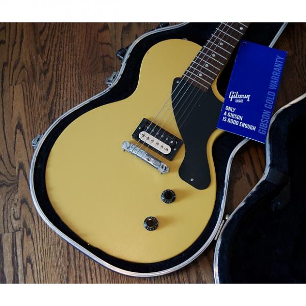 Custom 2011 Gibson Les Paul Jr w/ Factory Coil Split Zebra Humbucker Electric Guitar w/ SKB Case #1 image