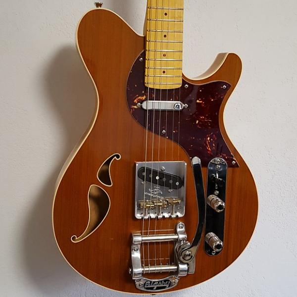 Custom Schroeder Chopper TL Thinline Telecaster Tele Electric Guitar with Bigsby #1 image