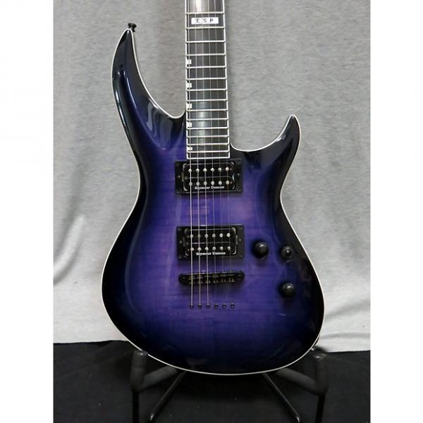 Custom ESP E-II Horizon III Electric Guitar Reindeer Blue With Hardshell Case #1 image