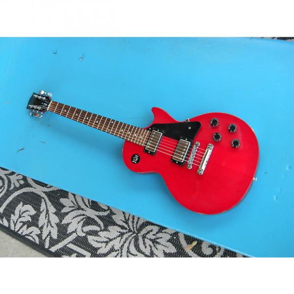 Custom 1998 Gibson Les Paul Studio Transluscent Red Rosewood Fingerboard w/Dots Cool Inexpensive Les Paul #1 image