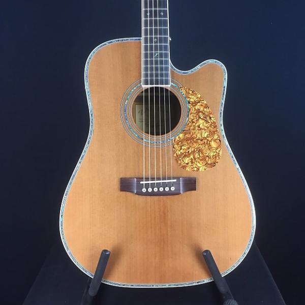 Custom Zager ZAD80CE Solid Cedar/Rosewood Acoustic Electric Pro Series #1 image