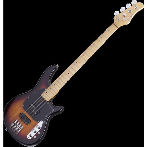 Custom Schecter CV-4 Electric Bass 3-Tone Sunburst #1 image