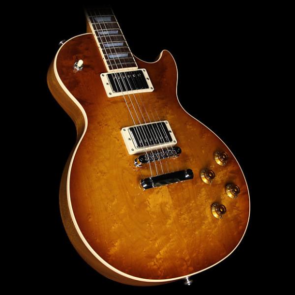 Custom Used 2016 Gibson Les Paul Roasted Birdseye Electric Guitar Honey Burst #1 image