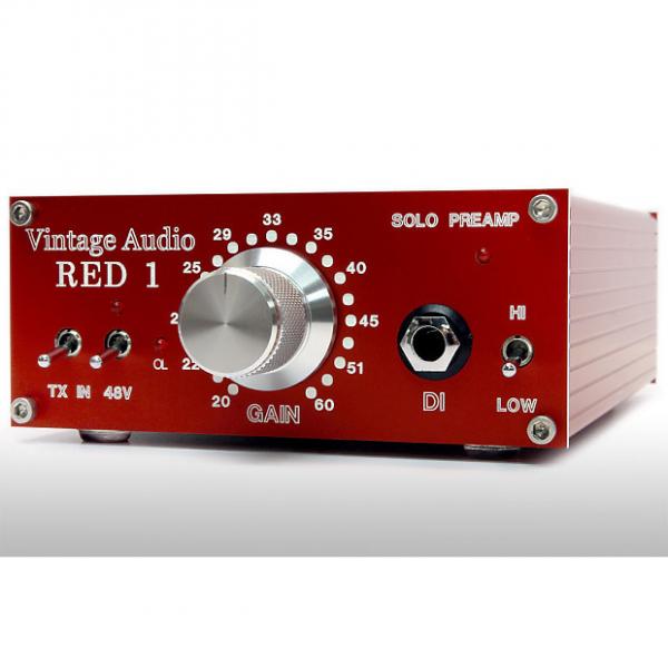Custom Vintage Audio: Red Solo Preamp, Desktop Boutique Mic Preamp and Di! #1 image