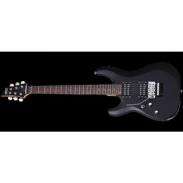 Custom Schecter C-6 FR Deluxe Left-Handed Electric Guitar Satin Black #1 image