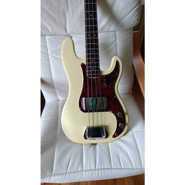 Custom 1966 Fender Precision Bass  Olympic White #1 image