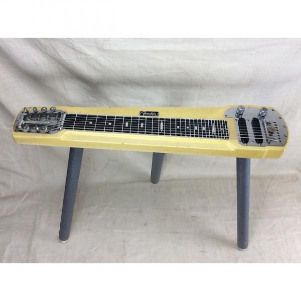 Custom Vintage Fender Deluxe 8 String Table Steel Lap Steel Electric Guitar Circa 1964 Blond Stringmaster #1 image
