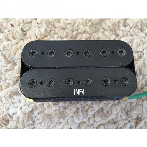 Custom Ibanez Dimarzio INF4 Humbucker Bridge Guitar Pickup PU-8138 2000's Black 16.45K Resistance #1 image