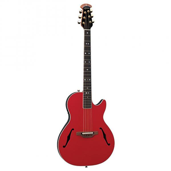 Custom Ovation YM68 Yngwie Malmsteen Viper Steel-String Red Acoustic-Electric Guitar #1 image