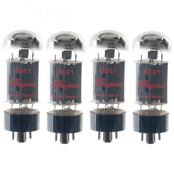 Custom BUGERA 5881-4 Set of Four (4) Matched and Hand-Selected Power Pentode Vacuum Tubes #1 image