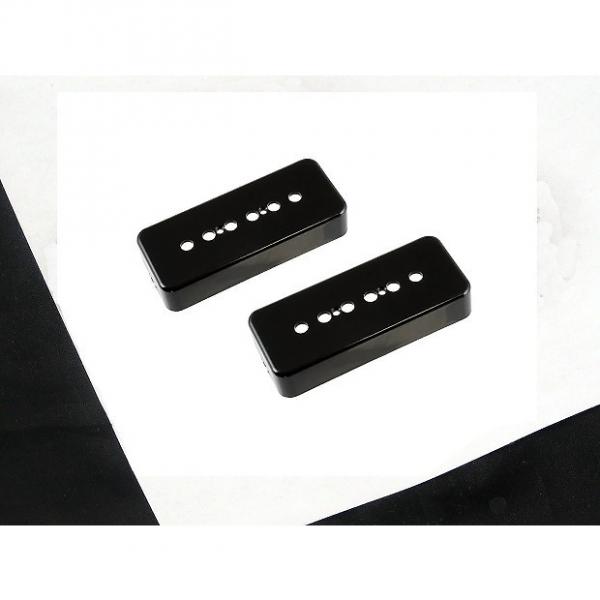 Custom Allparts P90 Soapbar Pickup Covers Set of 2 Black PC 0746-023 #1 image