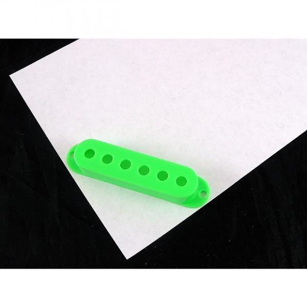 Custom Allparts Strat Pickup Cover (1) Bright Green US 2 1/16&quot; Spacing PC 0406-029 #1 image