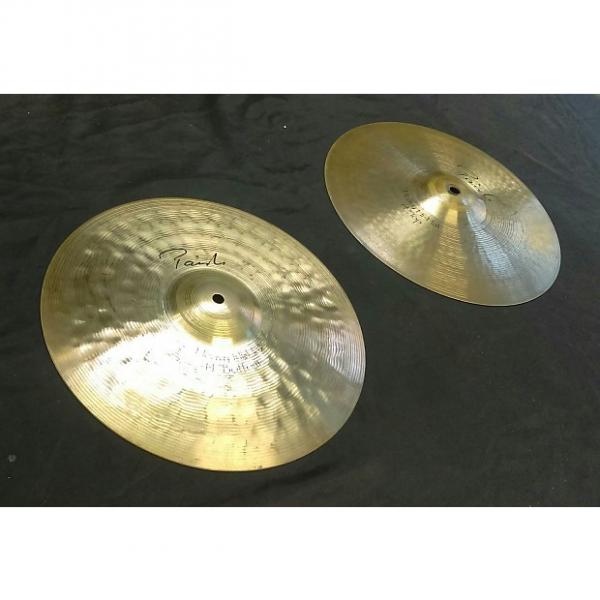 Custom Paiste Signature Reflector Hi-Hat (pair). 14&quot;, with Heavy Top and Heavy Bottom! #1 image