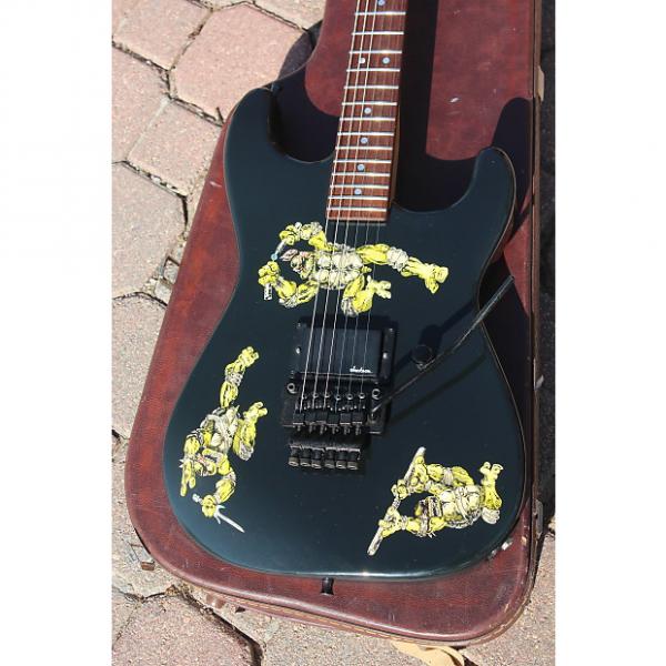 Custom 1988 Jackson USA Custom Shop Vintage Teenage Mutant Ninja Turtles TMNT Stratocaster Dinky Guitar #1 image