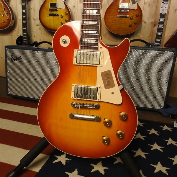 Custom Gibson '58 Les Paul Plain Top VOS 2013 Washed Cherry #1 image