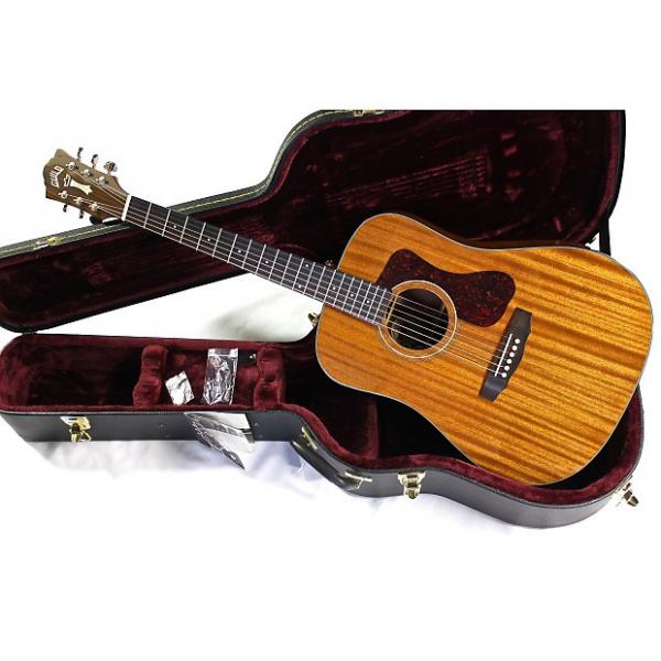Custom Guild D-120CE Mahogany Dreadnought Acoustic/Electric Guitar w/ Case #1 image