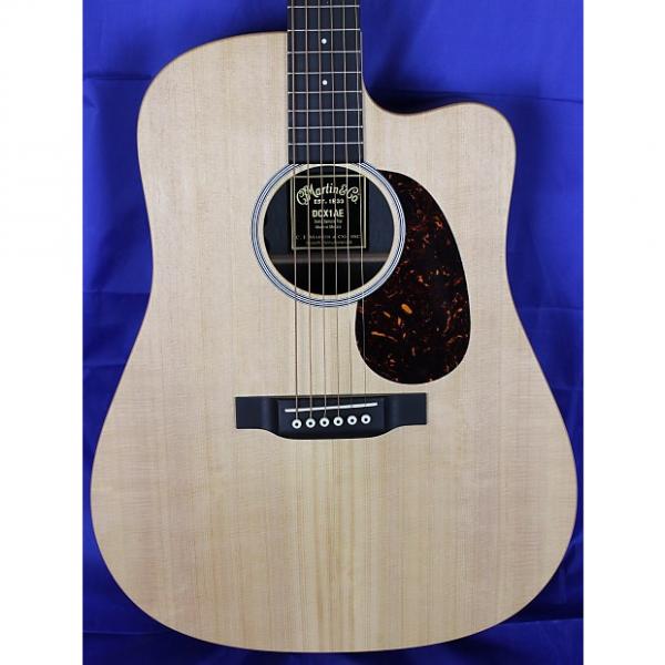 Custom Martin DCX1AE Mahogany Cutaway Acoustic Electric Guitar w/ Fishman Sonitone Natural #1 image