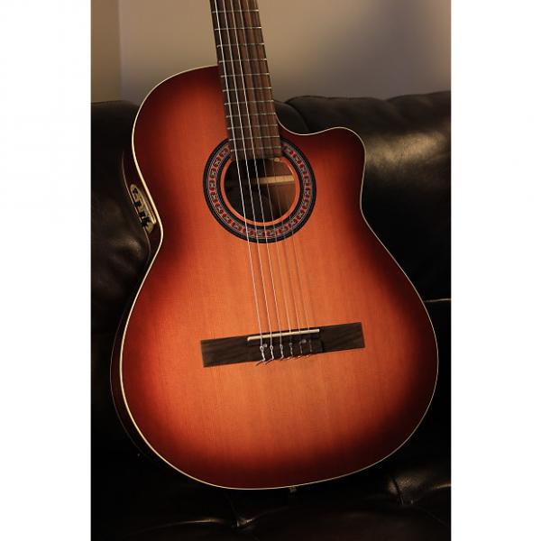 Custom La Patrie By Godin Hybrid CW Nylon-String Acoustic-Electric Guitar Sunburst #1 image