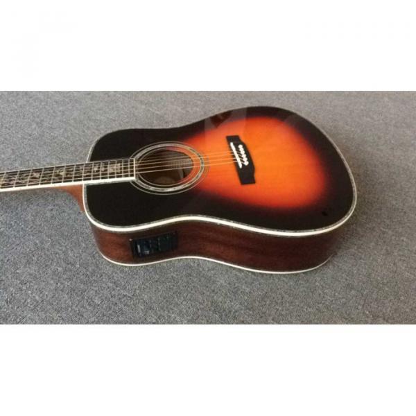 Custom Shop Martin D28 Tobacco Burst Acoustic Electric Guitar Sitka Solid Spruce Top With Ox Bone Nut &amp; Saddler #1 image