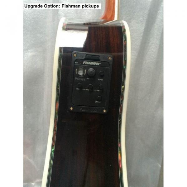 Custom 1833 Martin D45 Natural Acoustic 12 String Guitar Sitka Solid Spruce Top With Ox Bone Nut &amp; Saddler #6 image