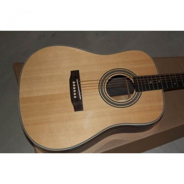 Custom Shop Martin D28 Solid Spruce Top Acoustic Guitar Sitka Solid Spruce Top With Ox Bone Nut &amp; Saddler #1 image