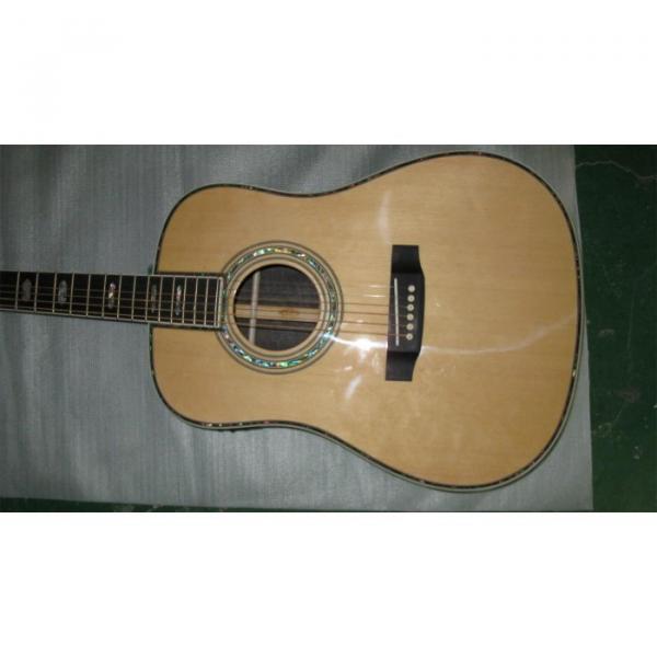 Dreadnought 41 Inch Martin D45 Electric Acoustic Guitar Fishman Pickups Sitka Spruce Top #1 image