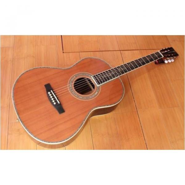 Custom Shop Martin D45 1833 Cedar Wood Body Acoustic Guitar Sitka Solid Spruce Top With Ox Bone Nut &amp; Saddler #1 image