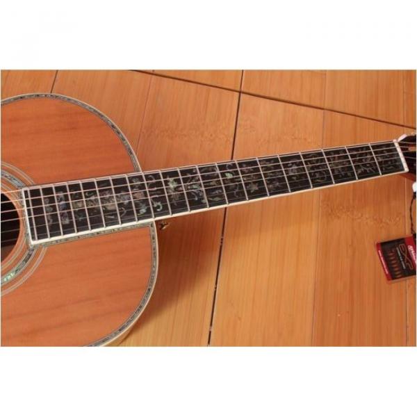 Custom Shop Martin D45 1833 Cedar Wood Body Acoustic Guitar Sitka Solid Spruce Top With Ox Bone Nut &amp; Saddler #3 image