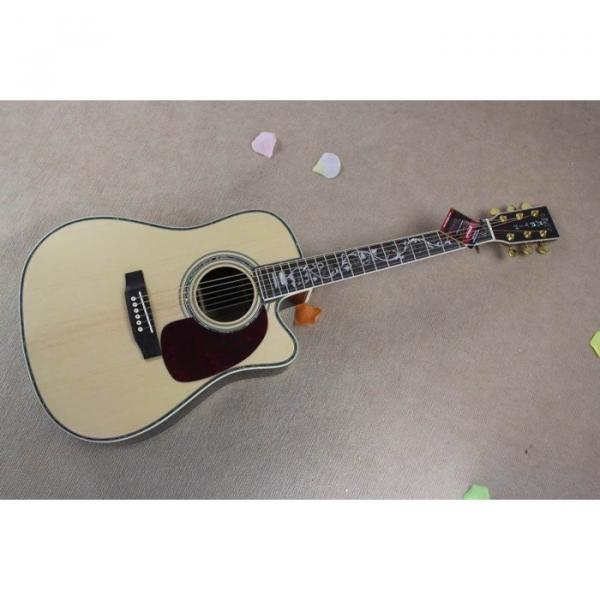 Custom Shop CMF Martin D45 Natural Acoustic Tree of Life Inlay Guitar Sitka Solid Spruce Top #5 image