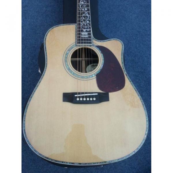Custom Shop 1833 Martin D45 Natural Acoustic Guitar Cutaway Sitka Solid Spruce Top With Ox Bone Nut &amp; Saddler #1 image