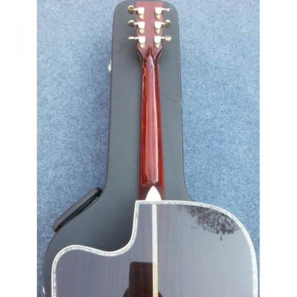 Custom Shop 1833 Martin D45 Natural Acoustic Guitar Cutaway Sitka Solid Spruce Top With Ox Bone Nut &amp; Saddler #4 image