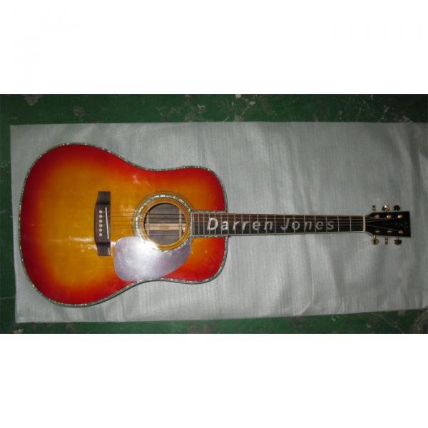 Custom Shop CMF Martin D45 Vintage Acoustic Guitar Inlayed Name on Fretboard Sitka Solid Spruce Top #4 image