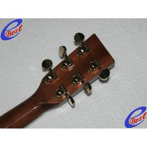 Custom CMF Martin Veneer D90 Acoustic Guitar Sitka Solid Spruce Top With Ox Bone Nut &amp; Saddler #2 image