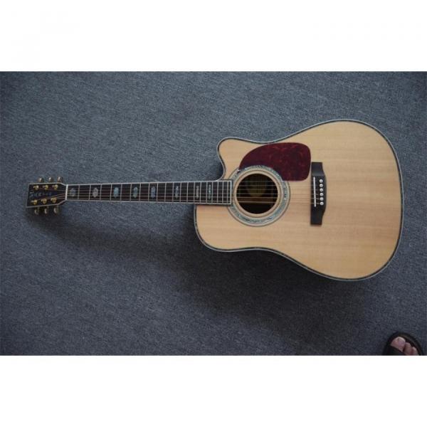 Custom Martin D45S Cutaway Acoustic Guitar Sitka Solid Spruce Top With Ox Bone Nut &amp; Saddler #3 image