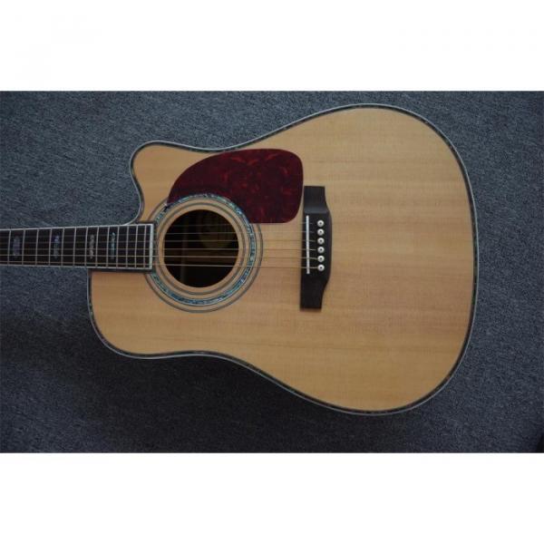 Custom Martin D45S Cutaway Acoustic Guitar Sitka Solid Spruce Top With Ox Bone Nut &amp; Saddler #4 image