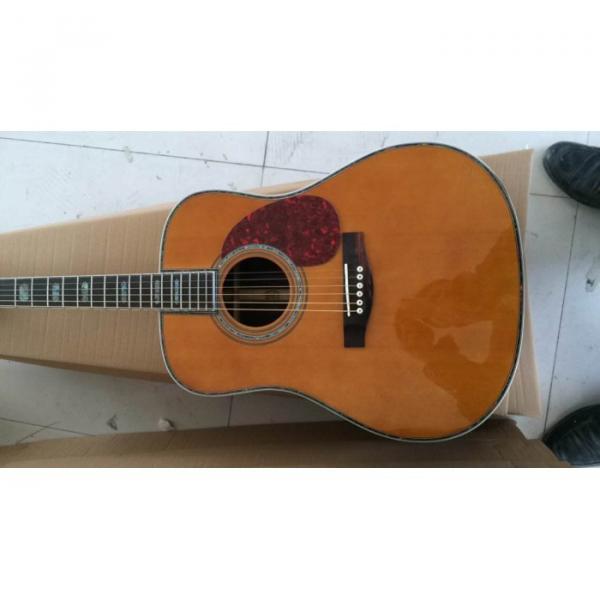 Custom 1833 Martin D45 Amber Acoustic Guitar Sitka Solid Spruce Top With Ox Bone Nut &amp; Saddler #2 image