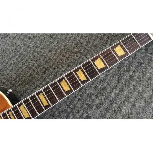 Custom Joe Perry Boneyard Pat Martino Caramel Brown Solid Veneer Top Electric Guitar #4 image