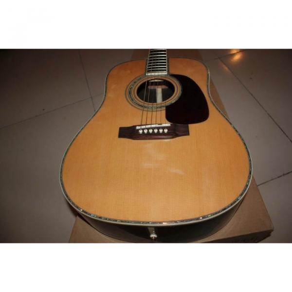 Custom Dreadnought D45S 1833 Martin Acoustic Guitar Sitka Solid Spruce Top With Ox Bone Nut &amp; Saddler #1 image