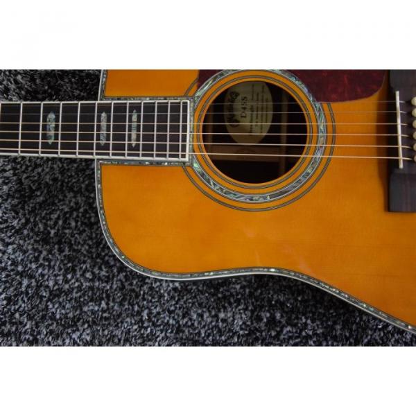 Custom Dreadnought D45S 1833 Martin Acoustic Guitar Amber Finish #3 image