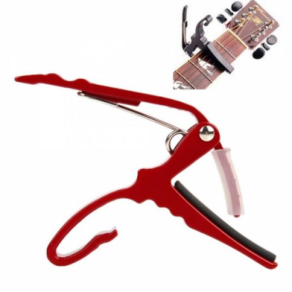 Quick Change Guitar Capo for Acoustic Electric Guitar Rosered #1 image