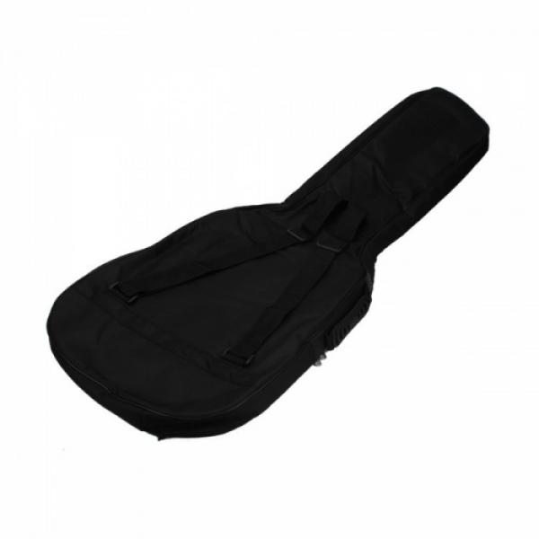 Padded Cotton Acoustic Electric Guitar Bag Black #5 image