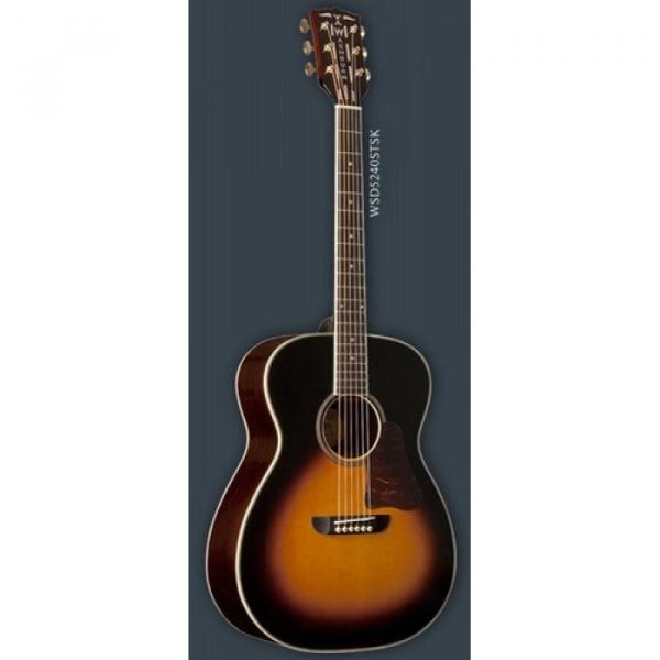 New Washburn WSD5240STSK Solo Deluxe Acoustic Guitar With Hardshell Case #1 image