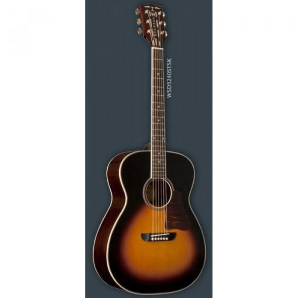 New Washburn WSD5240STSK Solo Deluxe Acoustic Guitar With Hardshell Case #3 image