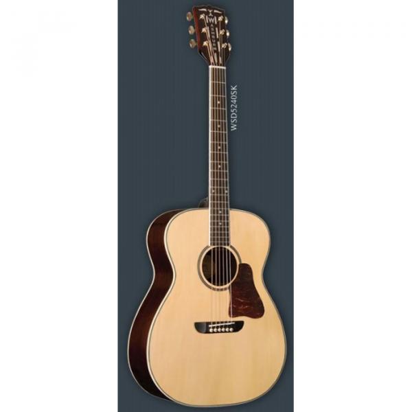 New Washburn WSD5240SK Solo Deluxe Acoustic Guitar With Hardshell Case #1 image