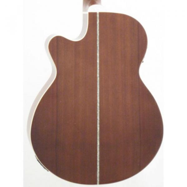 Oscar Schmidt OG10CEN Natural Gloss Electric Acoustic Guitar #5 image